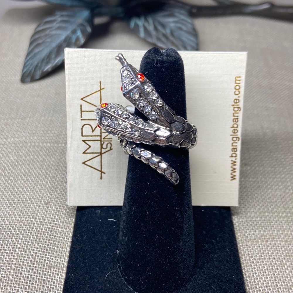 AMRITA SINGH Siamese snake ring